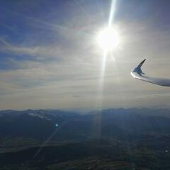 Flugwegposition um 16:14:42: Aufgenommen in der Nähe von Arrondissement de Digne-les-Bains, Frankreich in 2284 Meter